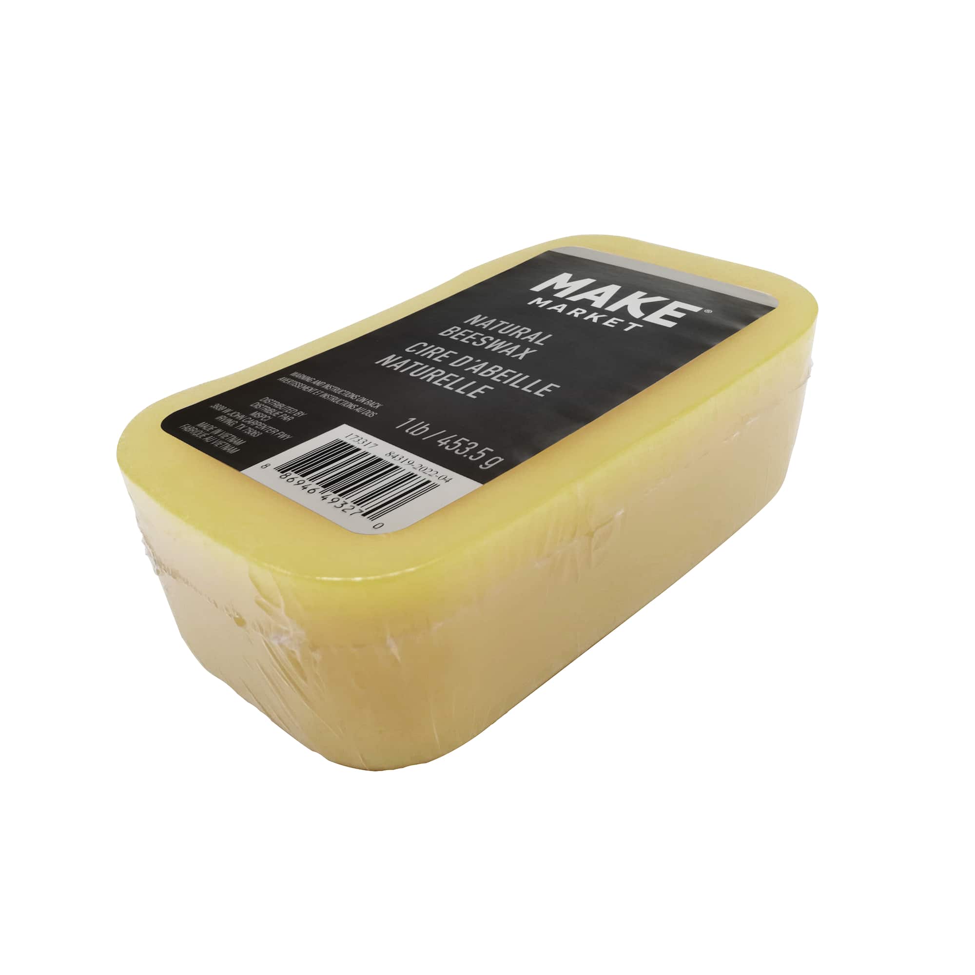 1lb. Natural Beeswax by Make Market®
